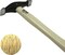 The Beadsmith Small Raising Hammer - 9 inches Wooden Handle, 65mm, 1.7oz Steel Head with Two Faces (2x13mm & 6x13mm) - Tool Used to Add Texture and Dimension to Metalwork